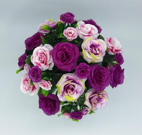 Искуственные цветы roza-s-detkami-24-vetki
