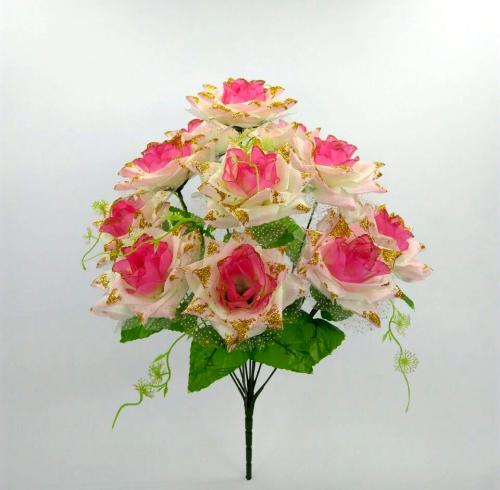 Искуственные цветы roza-12-ka--sr-